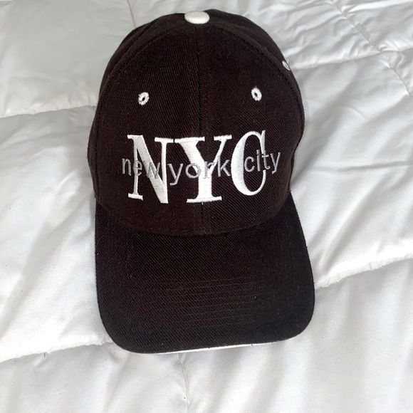 h808clothesline Accessories - Chocolate Brown New York City Baseball Cap
